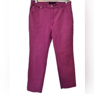 Escada Pink Straight Leg Jeans Size 40 / US 10